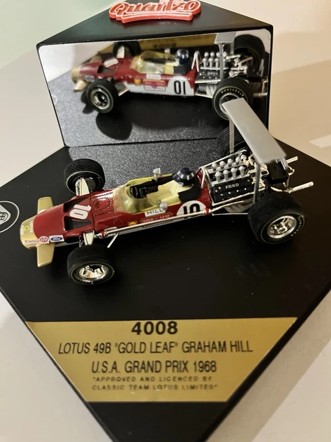 QUARTZO LOTUS 49B 1968 British GP Winner - Siffert 1:18