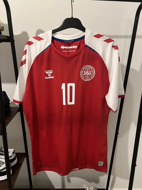 Maillot Danemark Célébratif No Match Worn Issue Shirt
