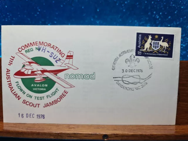 First Day Cover📮1976 (18c) 11th Australian Scout Jamboree📮 Dandenong VIC