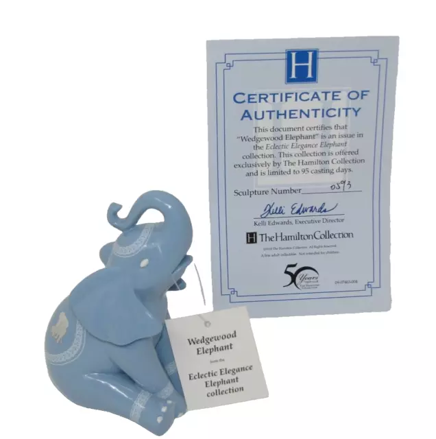 Hamilton Eclectic Elegance Elephant Collection "Wedgewood Pattern" wedgwood