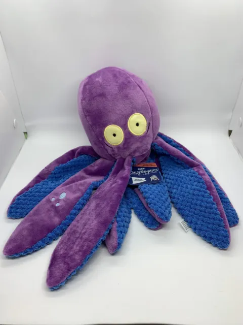 Bark Box Odd Ollie Dog Toy XL Purple & Blue Giant Octopus