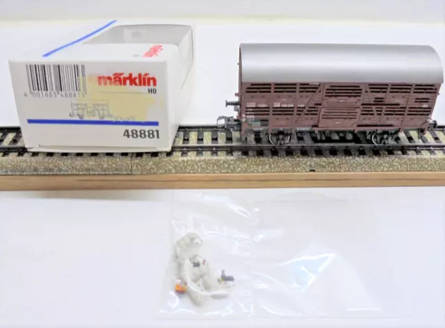 Märklin 48881 Portador Del Ganado Con Animal Figuras DB 330 209V 23 IN Ovp para