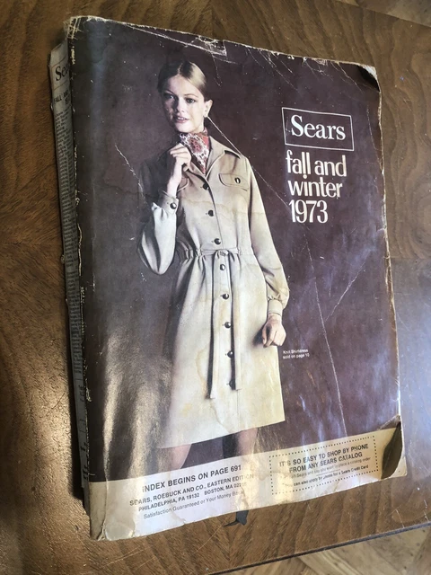 VINTAGE SEARS 1973 Fall Winter Catalog - Fashion, Home, Electronics ...