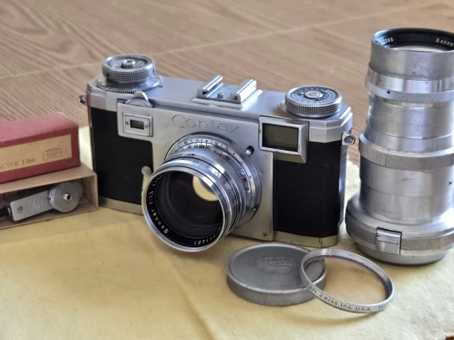ZEISS-OPTON SONNAR 2/50MM T for Contax IIA $430.19 - PicClick AU