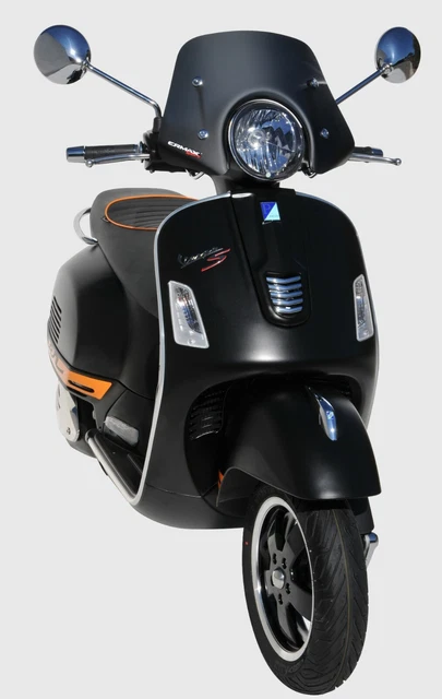 Pare-brise Bulle Sportif Ermax 40cm Pour Vespa 50/125 S (2010-2015) – Phare Carré