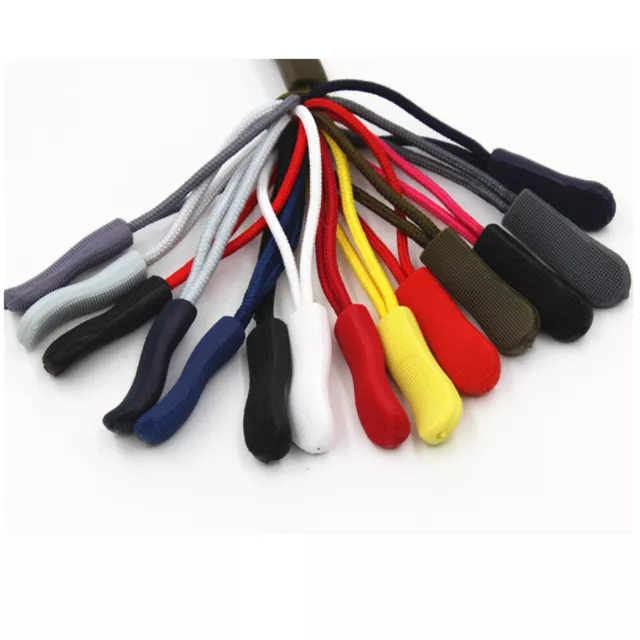 Zip puller tagging cord 10 or 20 /pack 7 DIFFERENT SHAPES,MIX'N'MATCH(UK SELLER)