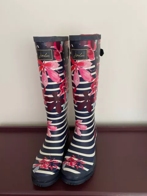 Joules Ladies Wellington Boots - Size 5 - Gorgeous Design!