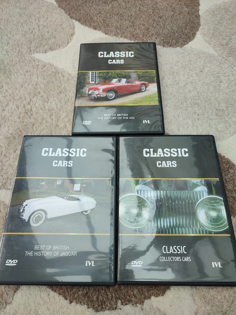 CLASSIC CARS - The Collection (Box Set) (DVD 2008) Jaguar, MG ...
