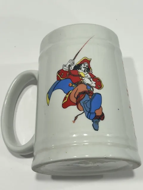 Vintage Captain Morgan Mug Collectible Tankard Rum Cup Ceramic Pirate Used