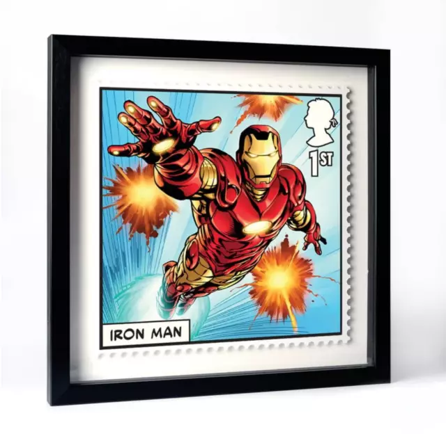 MARVEL ART GALLERY IRON MAN Limitierte Edition - im Bilderrahmen - NEU - Limited