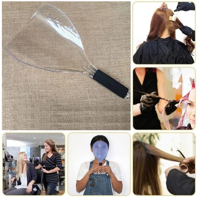 Deslizante sólido para el cabello herramientas protección ojos máscara facial spray máscara