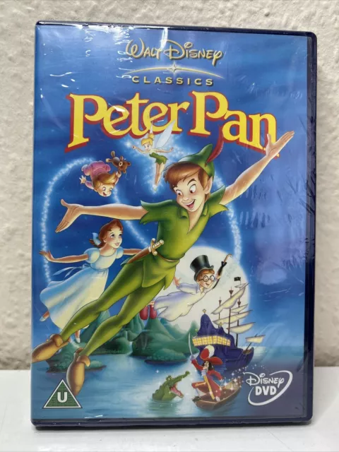 WALT DISNEY PETER Pan DVD 2002 1-Disc Collectable Cover SEALED $6.88 ...