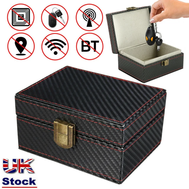 CAR KEY SIGNAL Blocker Box Keyless Faraday Box AntiTheft Safety