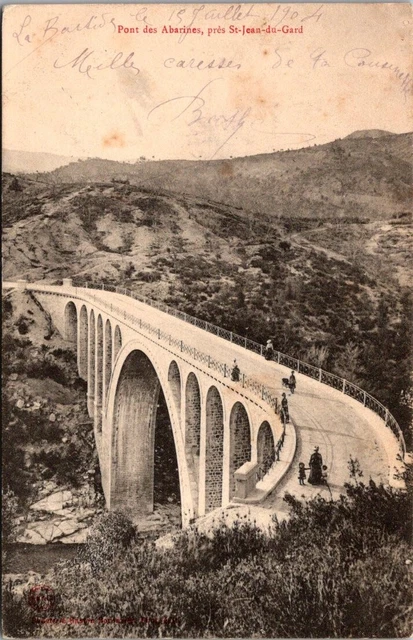 *40921 cpa Pont des Abarines near Saint Jean du Gard