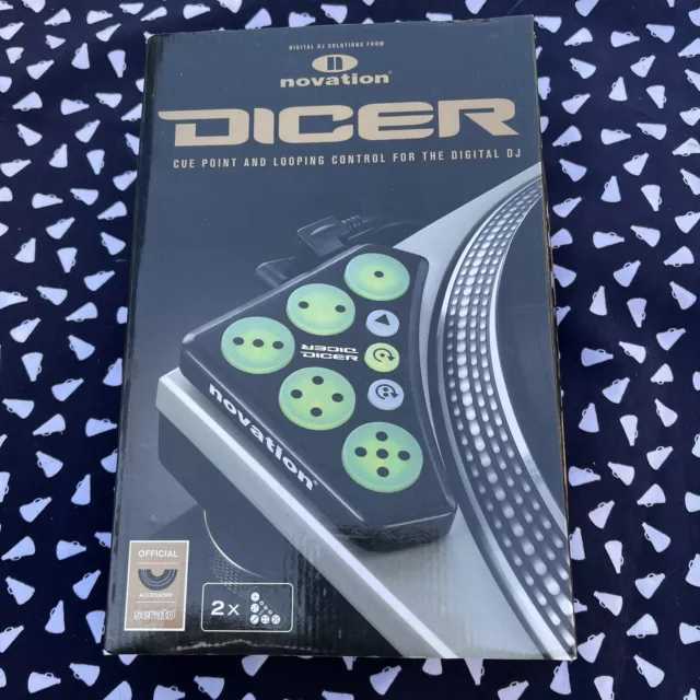 Novation Dicer Digital DJ Controllers Cue Point & Looping Control For Serato Usb