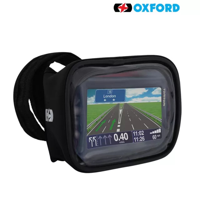 Oxford Strap-Nav Motorcycle Motorbike Bicycle Waterproof Sat Nav Holder OX558