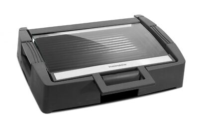 Thomson THOMSON Barbecue Électrique Avec Teflon Et Couvercle 1500 Watt Noir 