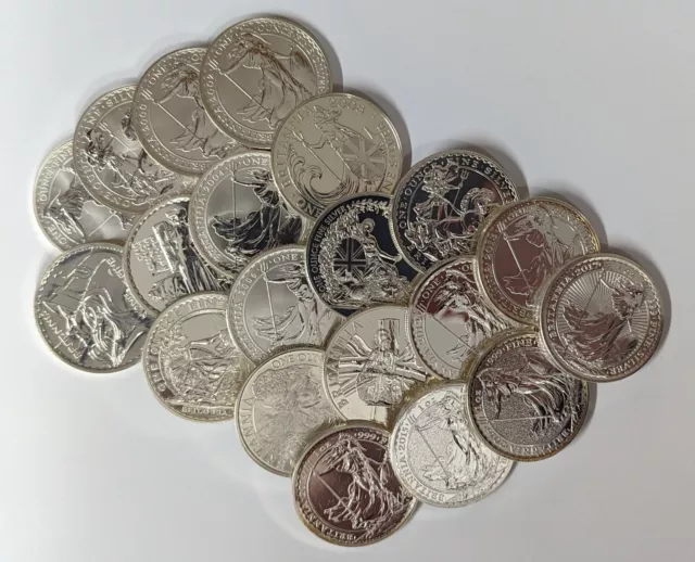 1997 - 2023 Royal Mint 1 oz. Silver Britannia - Choose Your Year!
