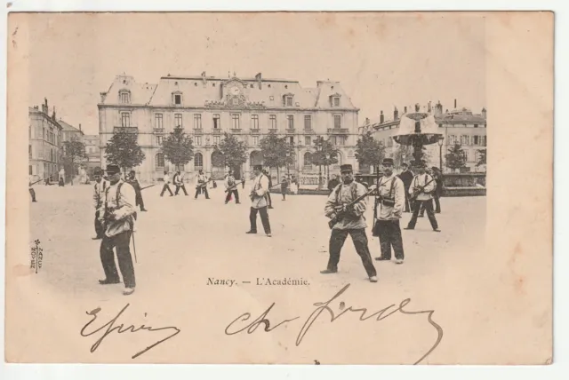 NANCY - CPA 54 - Military Life - Soldiers Place Carnot