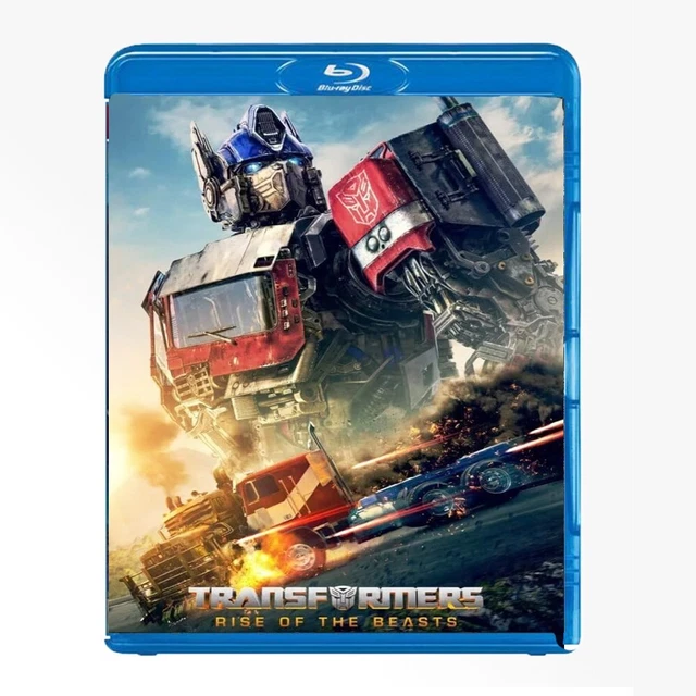 TRANSFORMERS RISE OF the Beasts 2023 Action Movie Bluray Disc With