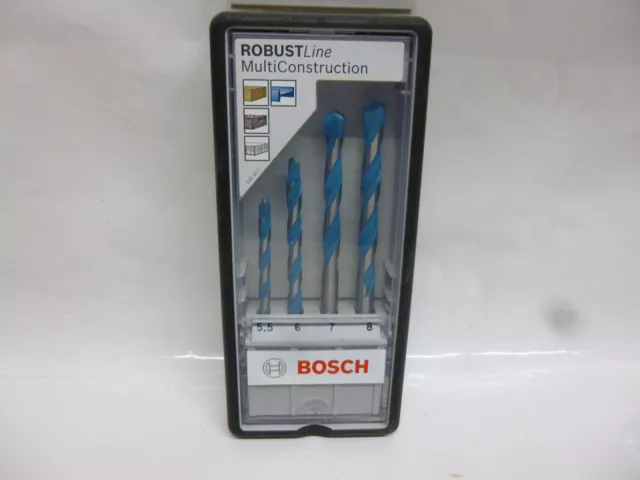 Bosch Mehrzweckbohrer Robust Line-Set Multi Construction 4tlg. 5,5-8mm 260701052