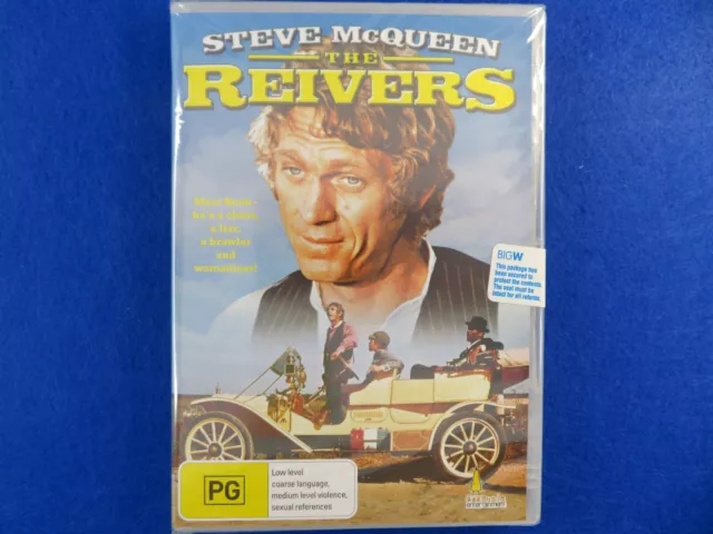 The Reivers - Brand New - Steve McQueen - DVD - Region 4 - Fast Postage !!