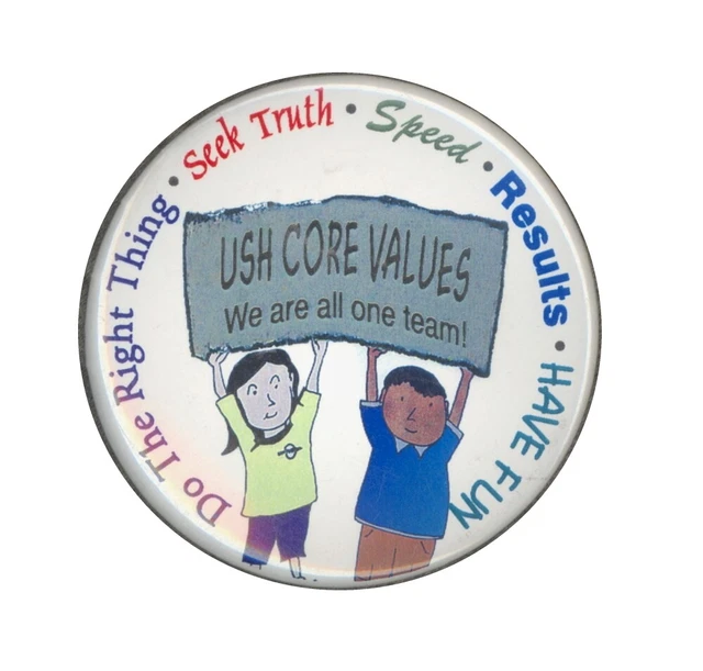 UNIVERSAL STUDIOS HOLLYWOOD Employee Pin 2006 Core Values We Are All ...