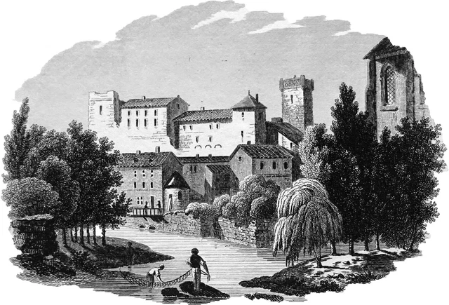 Carte Postale Ancienne Lyon - Le Chateau De Pierre Scize - CPA Vintage