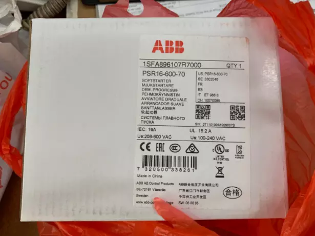 1PC New ABB PSR16-600-70 1SFA896107R7000 Soft Starter In Box Brand
