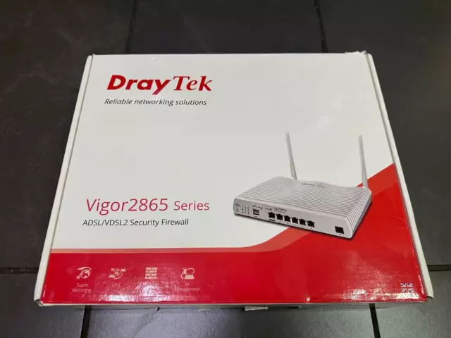 DrayTek Vigor 2865ax Simultaneous Dual-WAN ADSL+/VDSL2 WiFi 6 Broadband Router