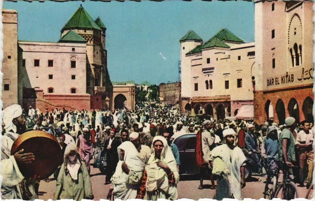 CPA AK Casablanca - Une Rue de la Ville Marocaine des Habous MAROC (1082548)