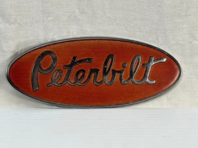 Peterbilt Medium Hood Logo Emblem 3.24” x 8” (9/1)