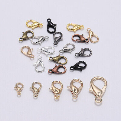 50pcs Kit lobster Clasp Hooks For Necklace Bracelet Chain DIY Jewelry Findings