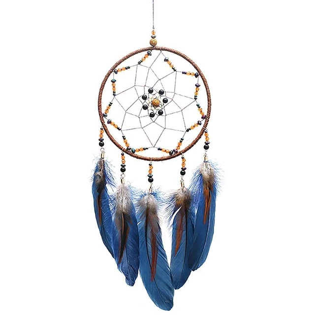 Dream Catcher Handmade Traditional Feather Dreamcatcher Hanging Home ...