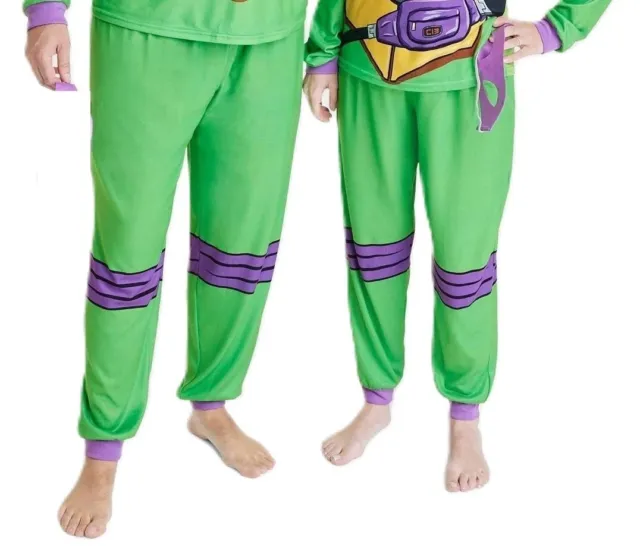 Nickelodeon Men's Teenage Mutant Ninja Turtles TMNT Character Pajama Pants