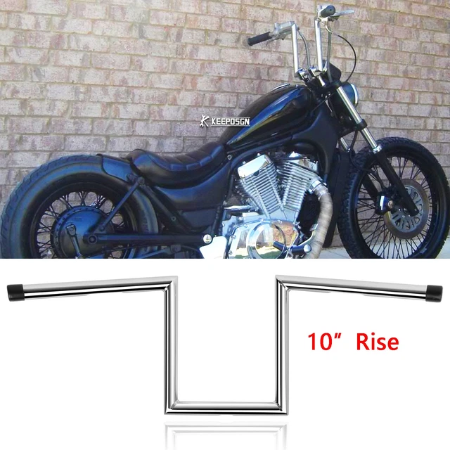 14" Rise Ape Hangers Handlebar For Suzuki VL400 VL800 Intruder