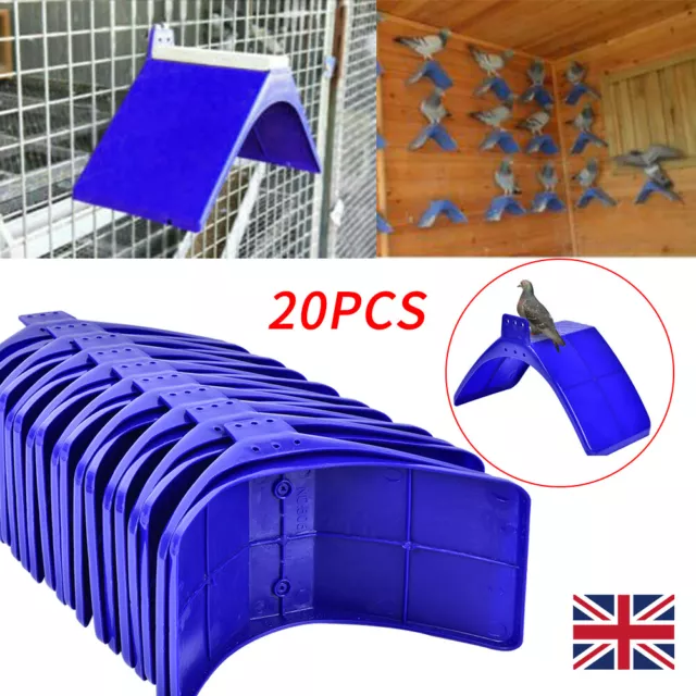 20PCS V Pigeon Bird Pet Roost Bird Equipment Racing Pigeon Stand Rest StandY-tz