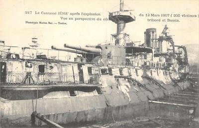 CPA 83 CATASTROPHE DU IENA MONSIEUR THOMSON MINISTRE DE LA MARINE 