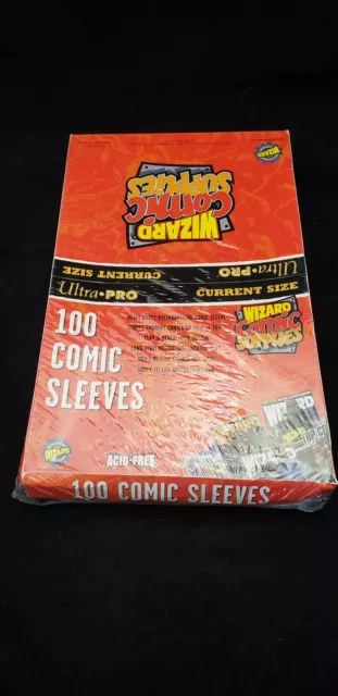 WIZARD 100 COUNT CURRENT COMIC PAGE CLEAR new in box