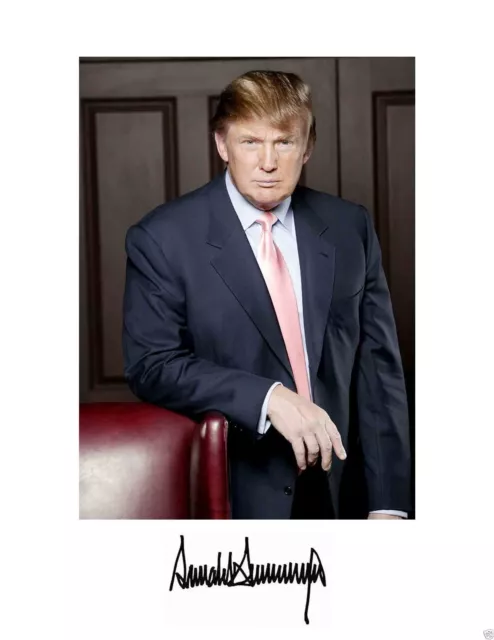 Donald Trump Autograph Immobilientycoon Autogramm Republikaner Corona