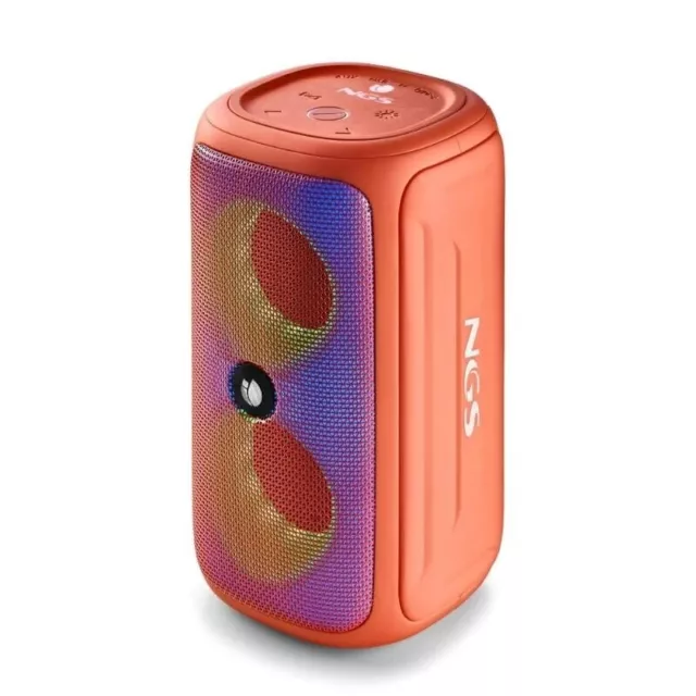 146575 Ngs Altavoz Portatil Bt Rgb Ipx5 Rollerbeastcoral