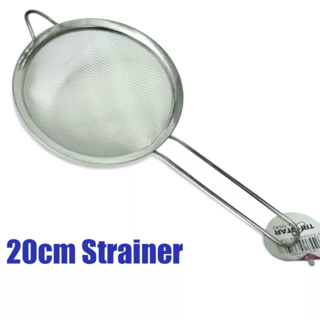 Small Large Stainless Steel FINE Wire Mesh SIEVE Colander Tea Kitchen Strainer