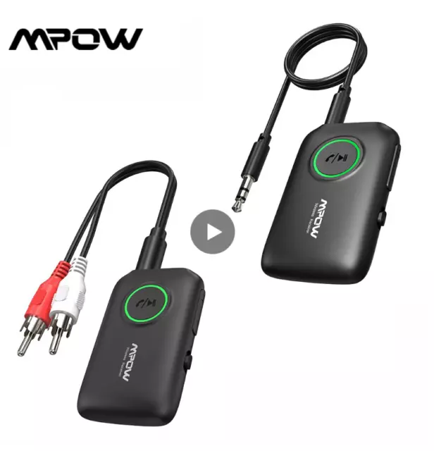 Mpow BH390 Bluetooth 5.0 (2in1) Empfänger Sender mit 3,5 mm + Cinch-Stecker (N648)