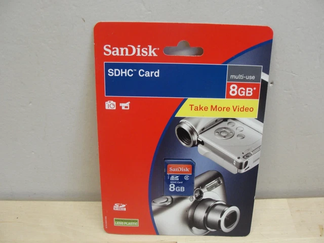 Nueva Cámara Sandisk Sdhc Tarjeta 8Gb