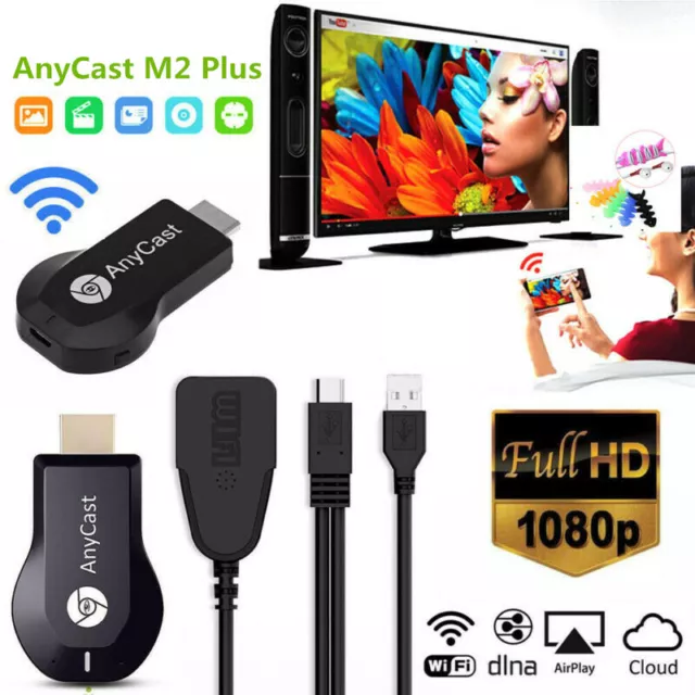 HD 1080P HDMI Adapter Drahtlos Anycast WiFi Display Dongle Airplay Miracast DLNA