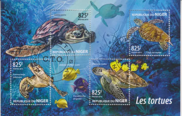 Turtles Niger Postmarked 8311