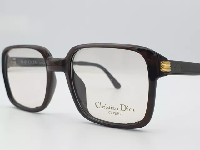 Christian Dior Monsieur 2412 Eyeglasses Frame Vintage 1980's Oversized Square