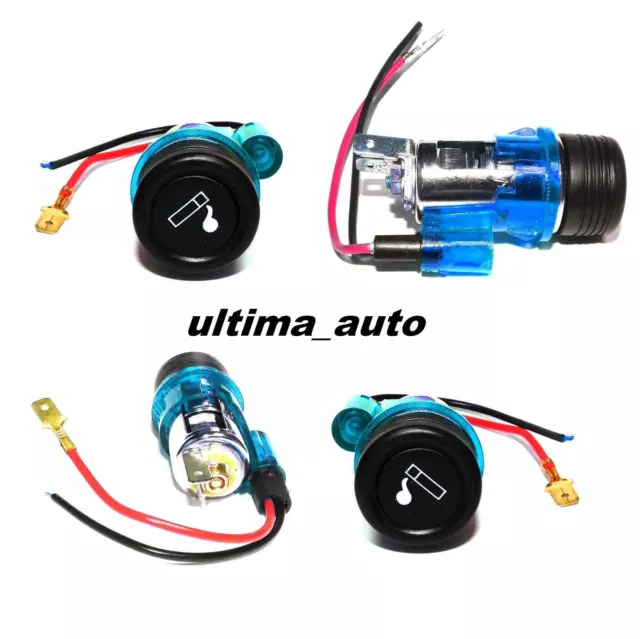 12V Blu Accendisigari per Ford Fiesta Focus Mondeo Escort C-Max B-Max Ka 2