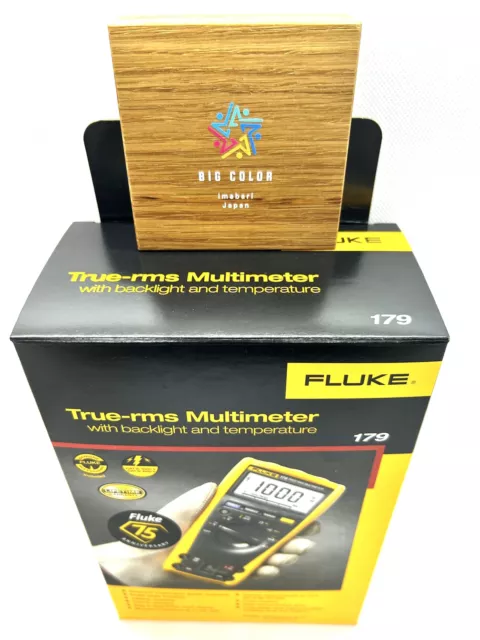 Fluke 179 True-RMS Handheld Digital Multimeter with Backlight and Temperature