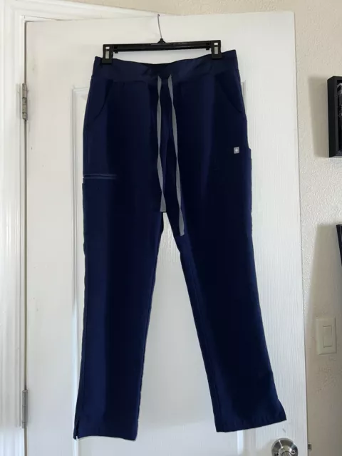 FIGS Navy Small Petite High Waisted Yola Skinny Scrub Pants